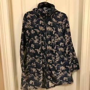 Velocity Women’s Blue Camo Rain Jacket